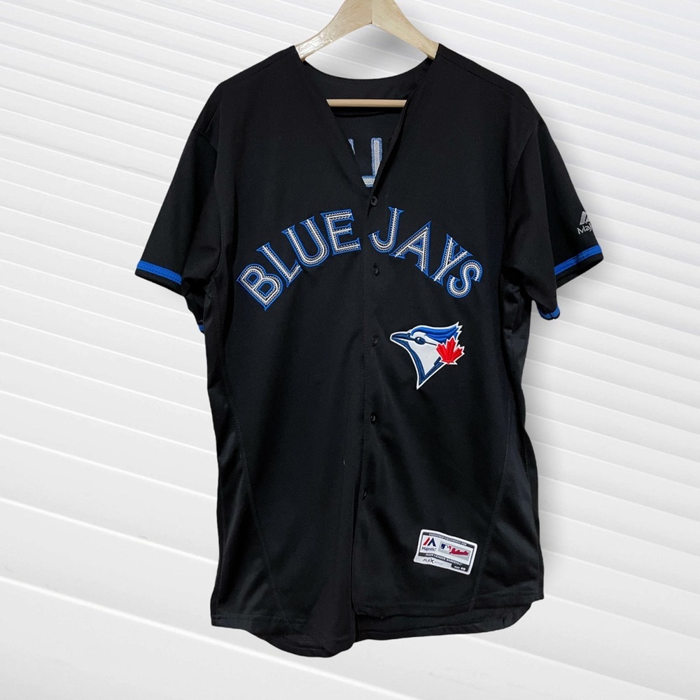 Blue Jays #20 Josh Donaldson Black Base Stitched MLB Jersey S